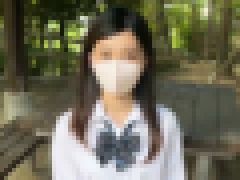 無修正個人撮影動画「顔出し20歳の超スジパイパン大学生 初ハメ撮りで野外露出と中出し後は再注入後お掃除フェラ」